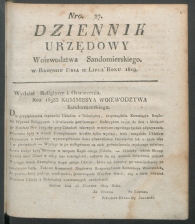 dziennik urzedowy woj.sandomierskiego 1819-27-00001